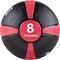 Gofit Medicine Ball (8lbs; Black & Red) GF-MB8 - alternate 2